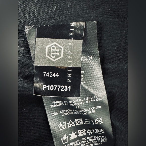 👨🏻‍💼 Philipp Plein 💀 Men’s Black Hoodie - Picture 6 of 11